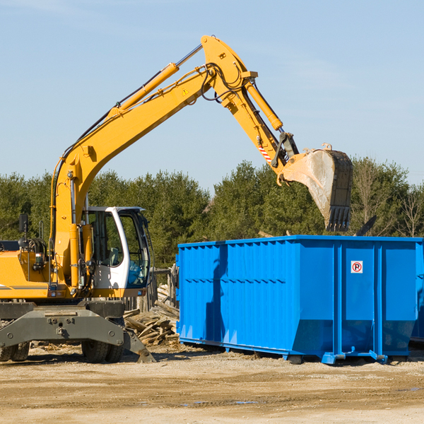 what size residential dumpster rentals are available in Newbury